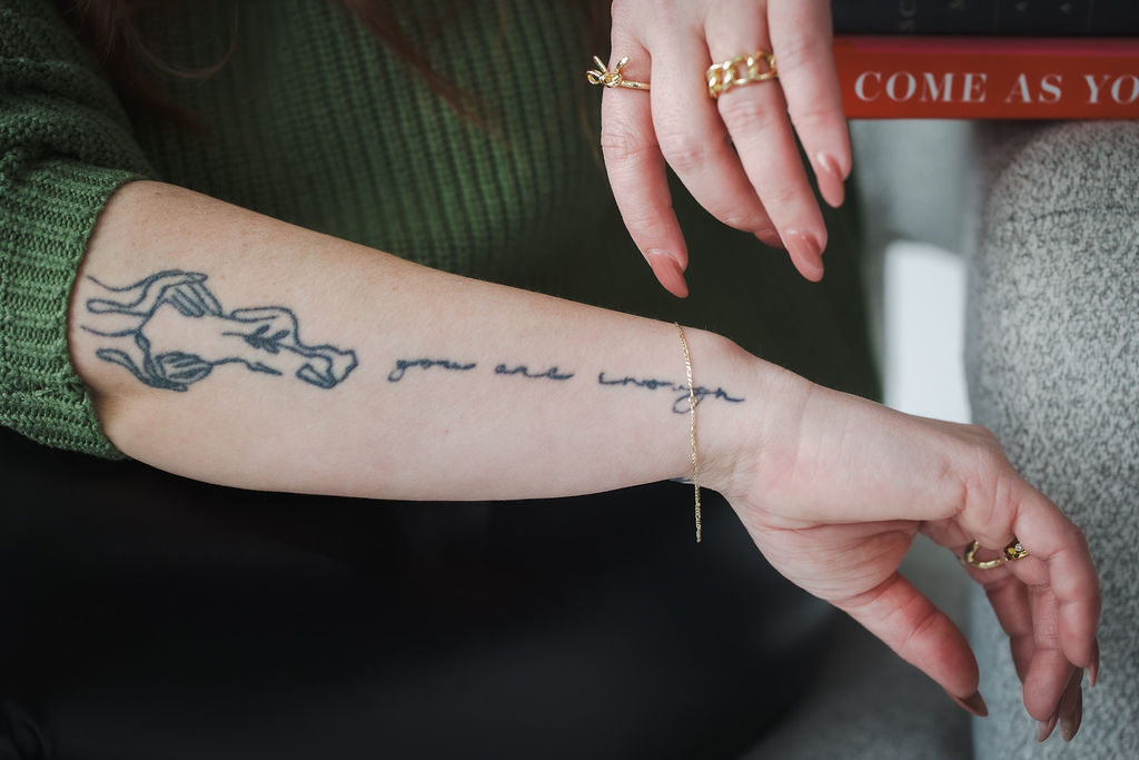 You are enough tattoo